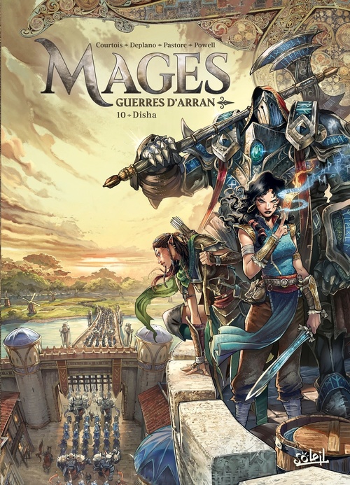 ebook cover of Mages T10 - Guerres d'Arran - Disha, by David Courtois