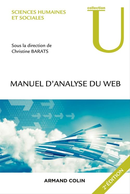 Couverture ebook de Manuel d'analyse du web - 2e éd., de Christine Barats