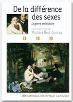 Couverture ebook de De la différence des sexes - Le genre en histoire, de