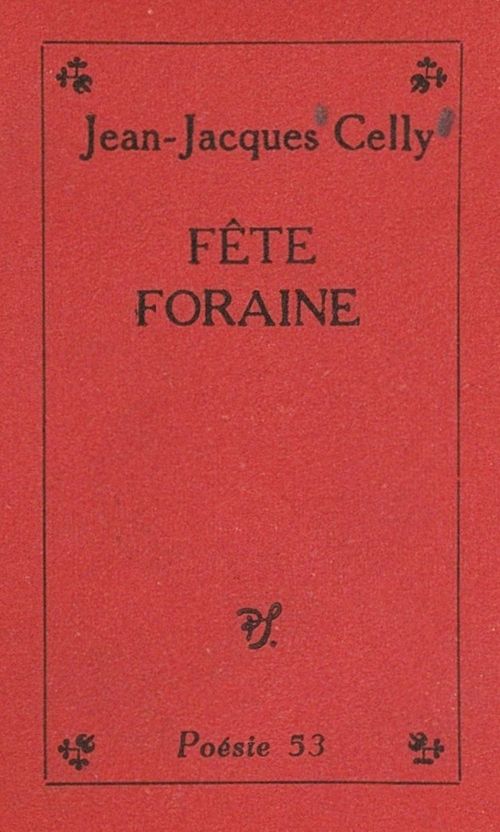 Couverture ebook de Fête foraine, de Jean-Jacques Celly