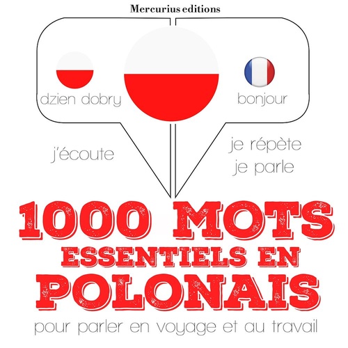 audiobook cover of 1000 mots essentiels en polonais, by JM Gardner