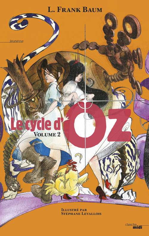 Couverture ebook de Le cycle d'Oz - tome 2, de L. Frank Baum