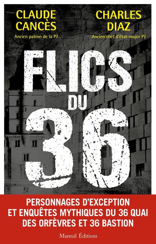 Couverture ebook de Flics du 36, de Cances Claude, Charles Diaz