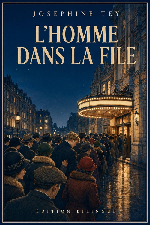 Couverture ebook de L'Homme dans la File, de Josephine Tey
