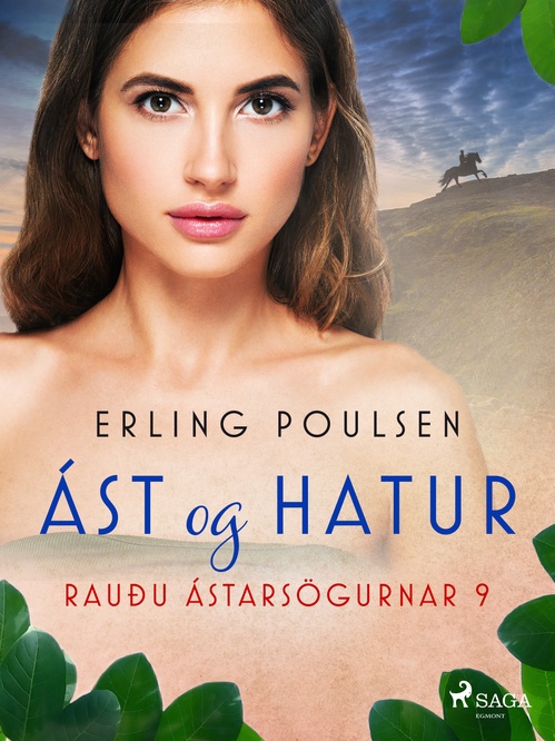 Couverture ebook de Ást og hatur (Rauðu ástarsögurnar 9), de Erling Poulsen