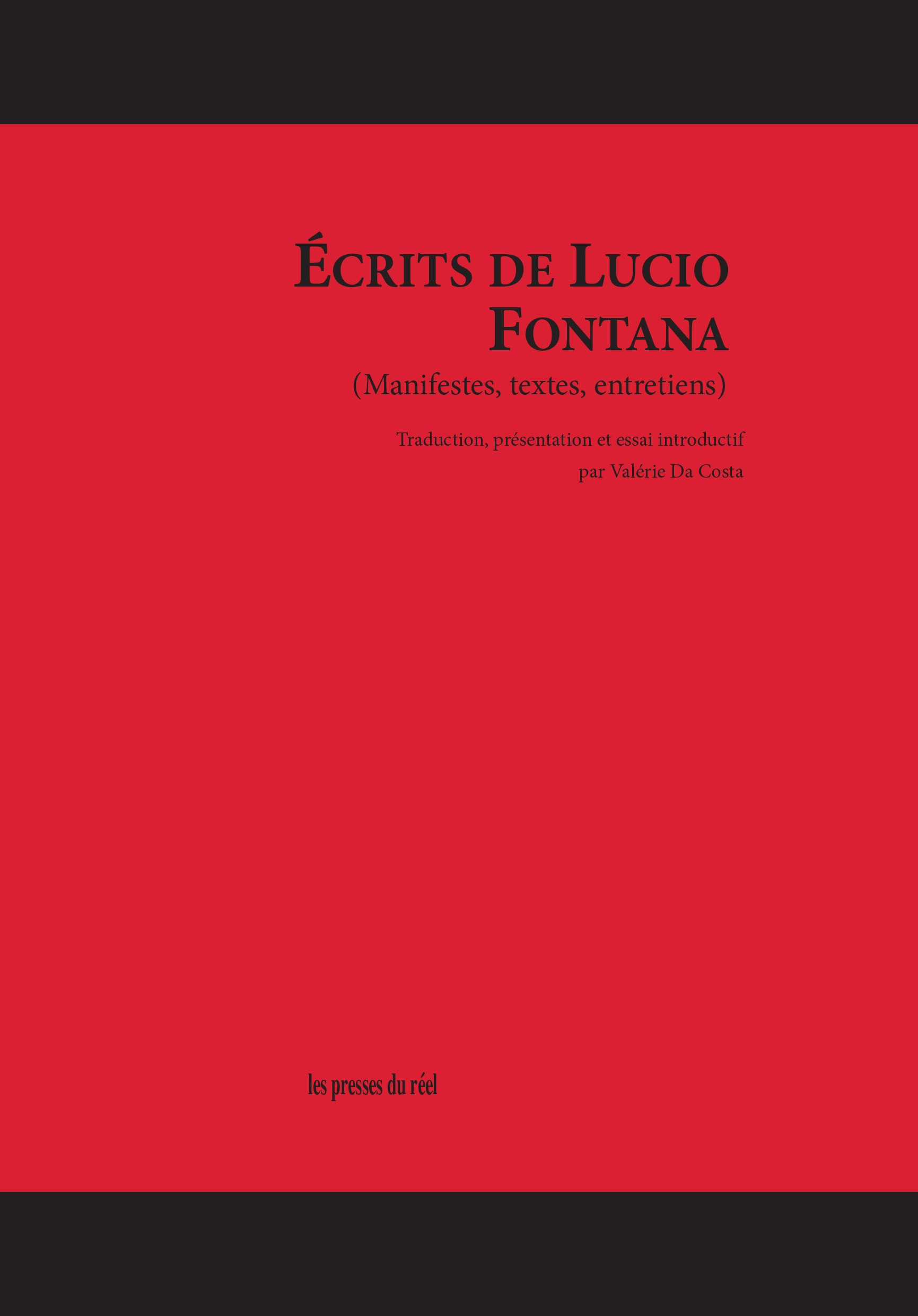 ebook cover of Écrits de Lucio Fontana, by Lucio Fontana