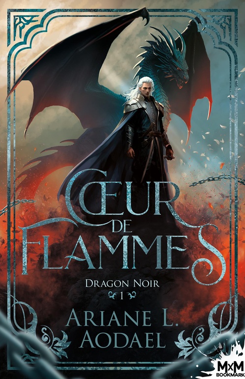 ebook cover of Coeur de flammes, by Ariane L. Aodael