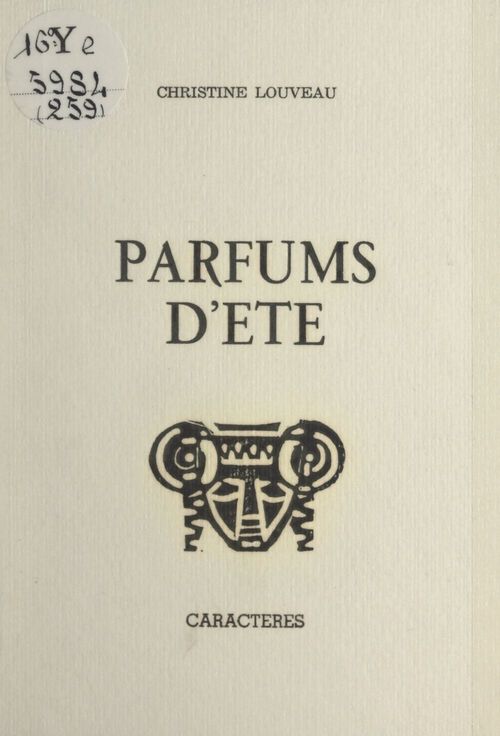Couverture ebook de Parfums d'été, de Christine Louveau