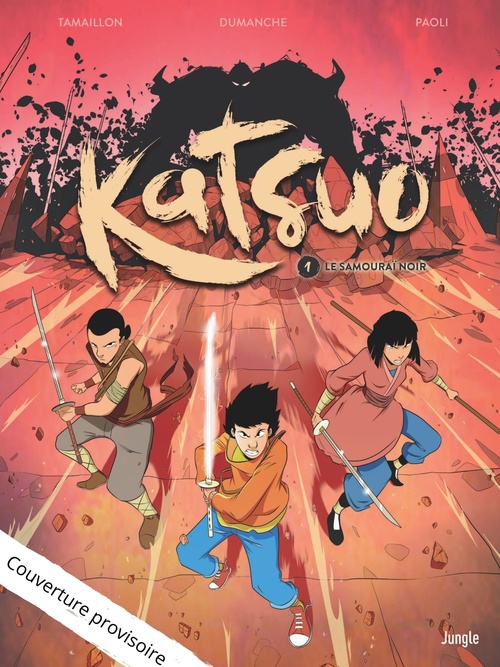 ebook cover of Katsuo - Tome 1 - Le Samouraï Noir, by Franck Dumanche, Stéphane Tamaillon, Raoul Paoli