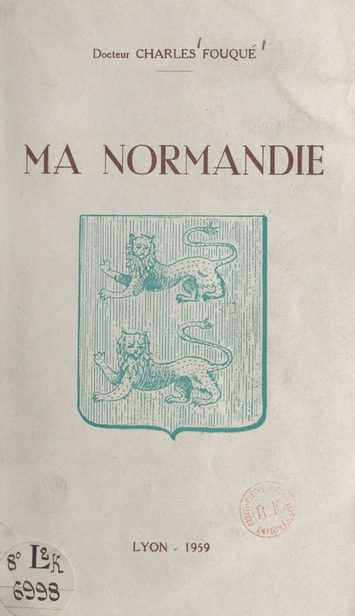 ebook cover of Ma Normandie, by Charles Fouque