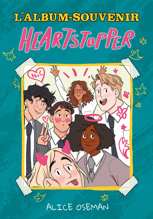 Couverture ebook de L'Album-souvenir Heartstopper, de Alice Oseman