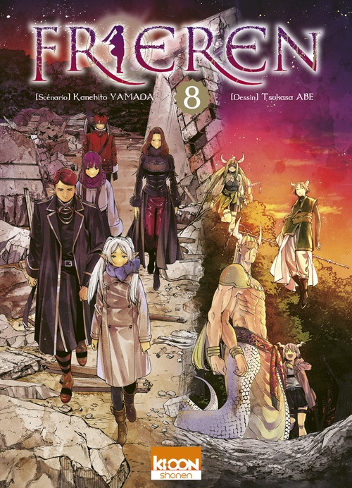 ebook cover of Frieren T08, by Kanehito Yamada