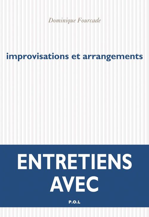 Couverture ebook de Improvisations et arrangements, de Dominique Fourcade