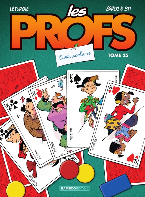 ebook cover of Les Profs - Tome 25 - Carte scolaire, by Erroc, Sti, Simon Léturgie