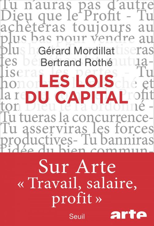 ebook cover of Les Lois du capital, by Gérard Mordillat, Bertrand Rothe