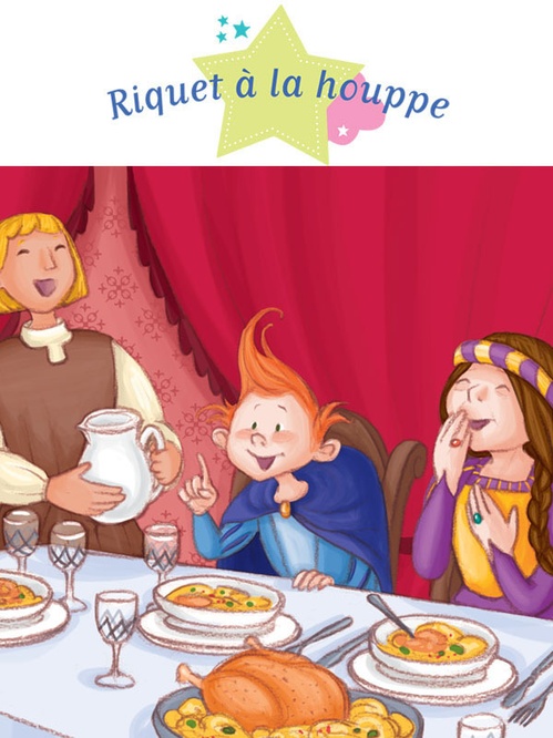 Couverture ebook de Riquet à la houppe, de Charlotte Grossetête, Amandine Wanert