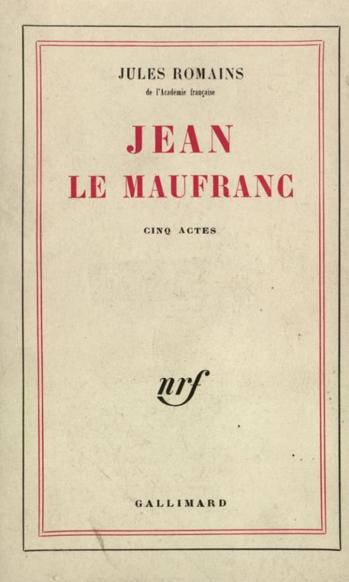 Couverture ebook de Jean le Maufranc, de Jules Romains