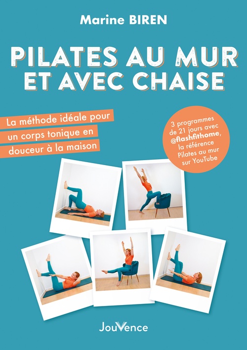 ebook cover of Pilates au mur et avec une chaise, by Marine Biren
