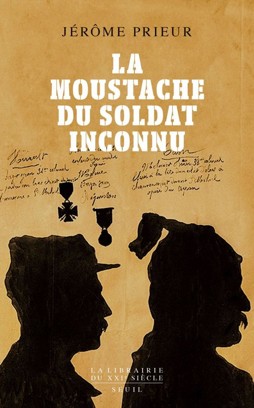 Couverture ebook de La moustache du soldat inconnu, de Jérôme Prieur