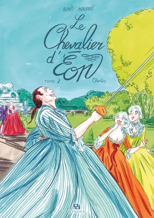 Couverture ebook de Le Chevalier d'Éon - Tome 2 - Charles, de Agnès Maupré