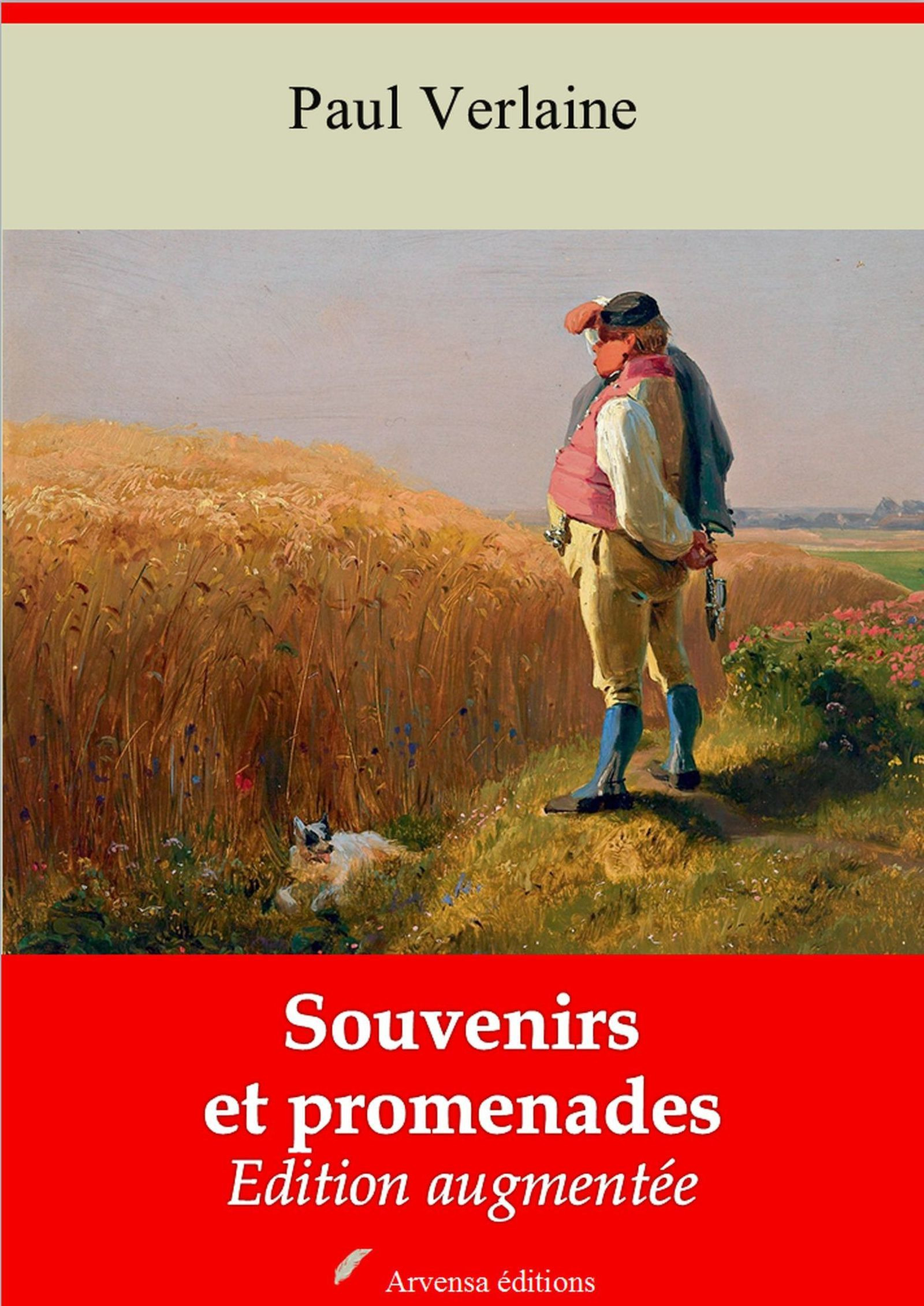 Couverture ebook de Souvenirs et promenades - suivi d'annexes, de Paul Verlaine