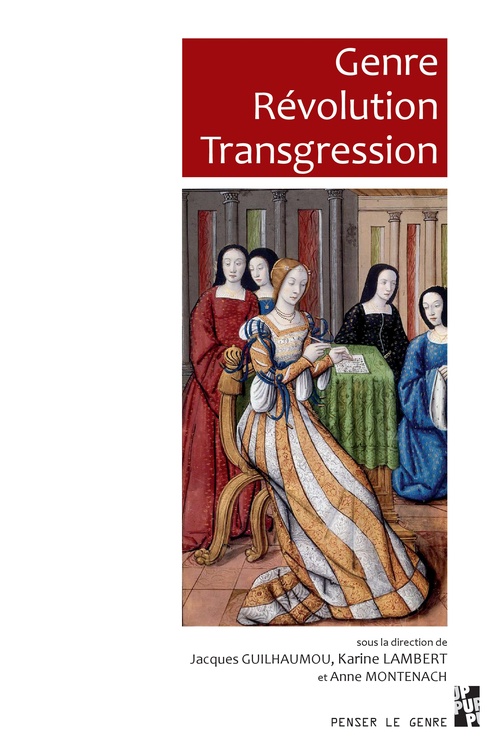 ebook cover of Genre Révolution Transgression, by Jacques Guilhaumou, Karine Lambert, Anne Montenach