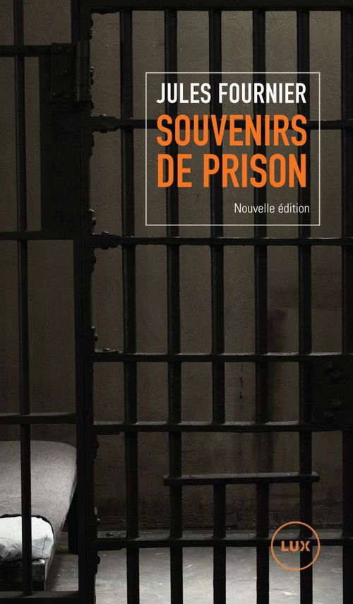ebook cover of Souvenirs de prison, by Jules Fournier