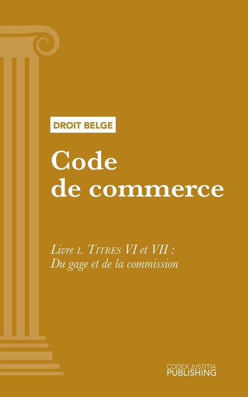 Couverture ebook de Code de commerce, de Various