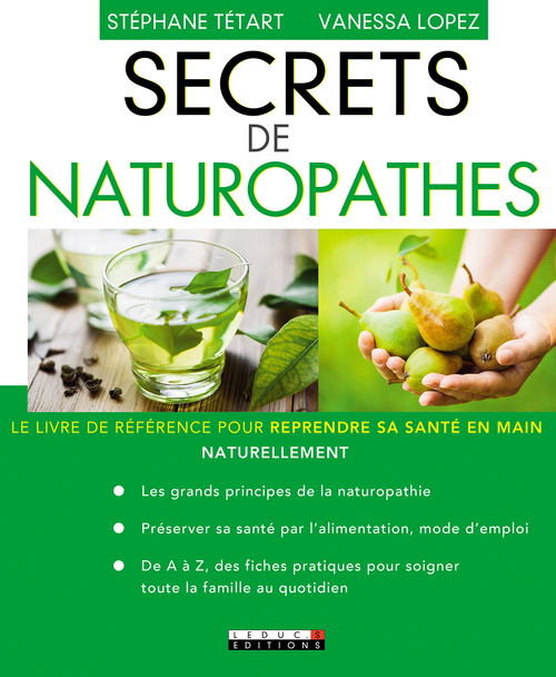 ebook cover of Secrets de naturopathes, by Vanessa Lopez, Stéphane Tétart