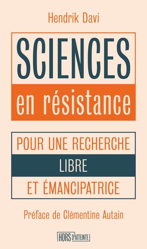 ebook cover of Sciences en résistance, by Hendrik DAVI