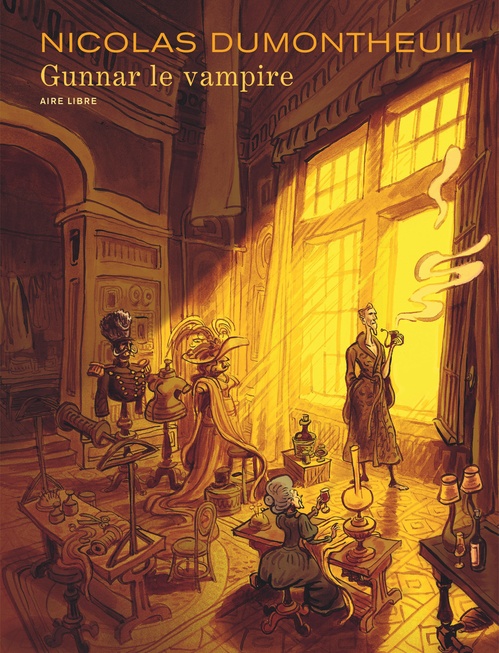 ebook cover of Gunnar le vampire, by Nicolas Dumontheuil