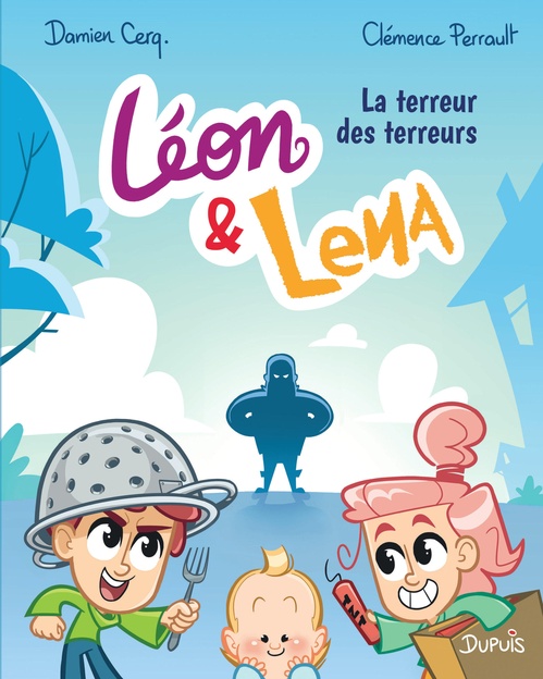 Couverture ebook de Léon et Lena - Tome 4 - La terreur des terreurs, de Damien Cerq.