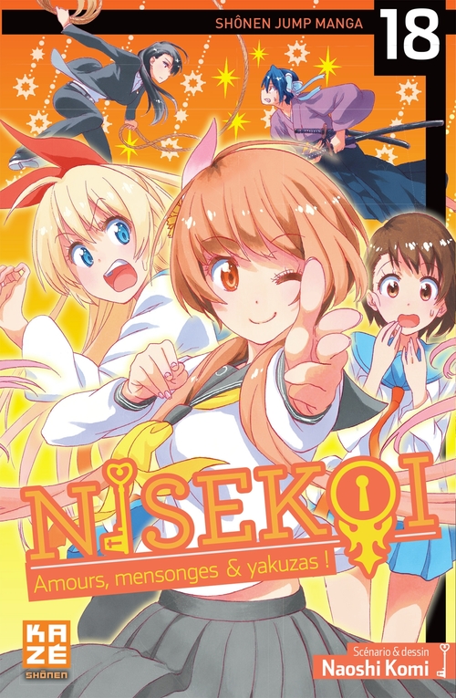 Couverture ebook de Nisekoi - Amours, mensonges et yakuzas ! T18, de Naoshi Komi