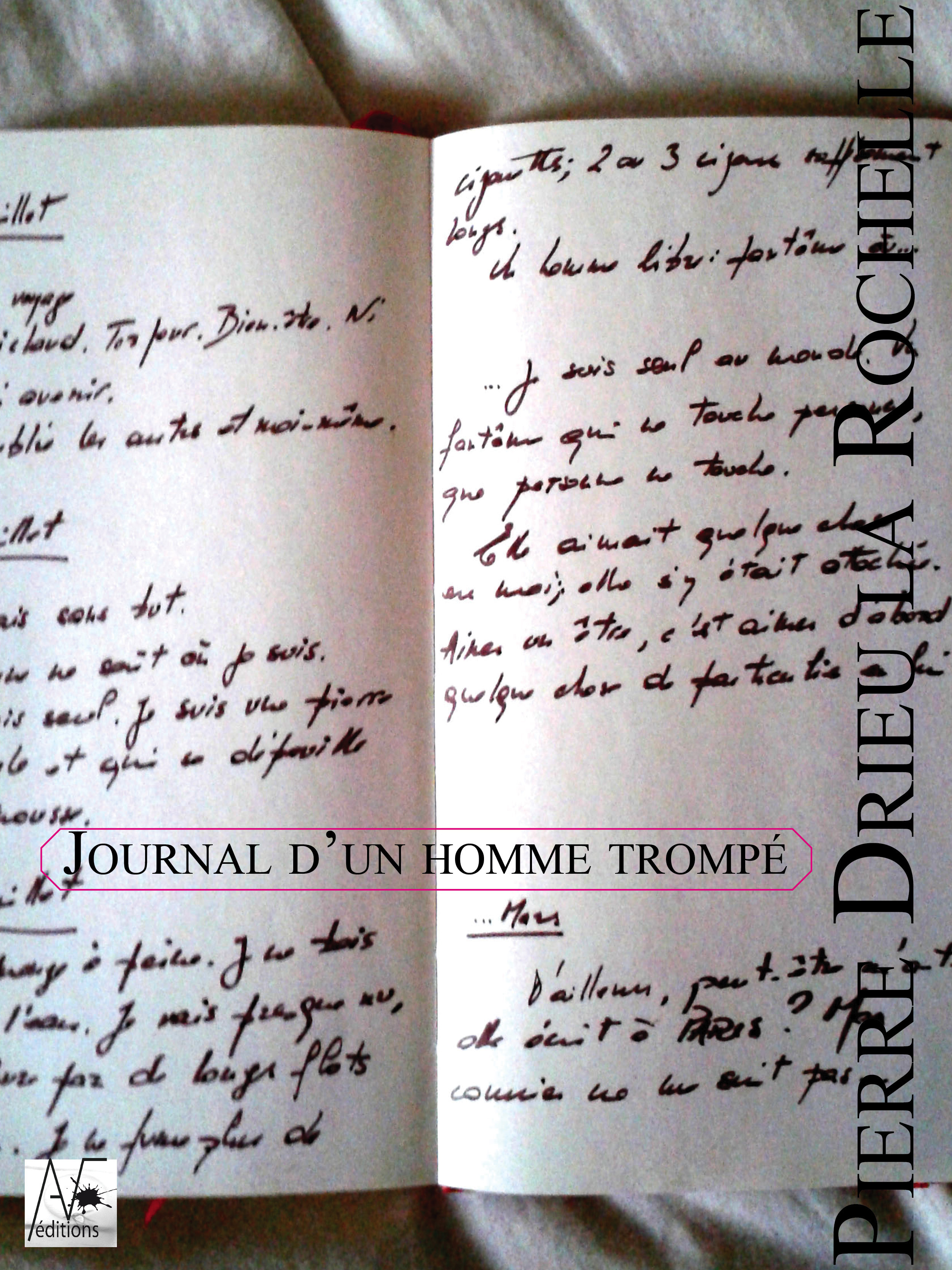 ebook cover of Journal d'un homme trompé, by Pierre Drieu La Rochelle