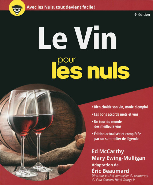 Couverture ebook de Le vin Pour les Nuls 9éme édition, de Ed McCarthy