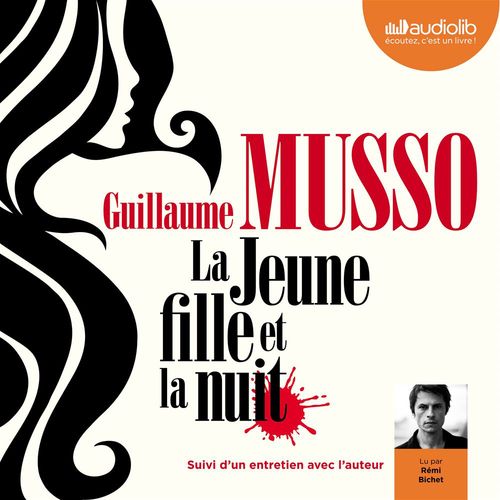 audiobook cover of La Jeune Fille et la Nuit, by Guillaume Musso
