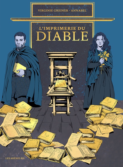 Couverture ebook de L'Imprimerie du diable, de Virginie Greiner