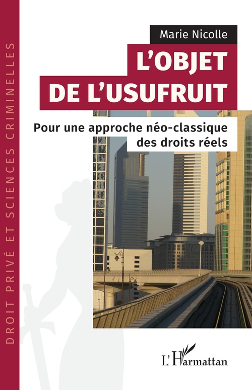 Couverture ebook de L´objet de l´usufruit, de Marie Nicolle