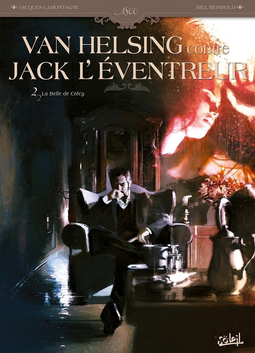 Couverture ebook de Van Helsing contre Jack l'Eventreur T02 - La Belle de Crécy, de Jacques Lamontagne