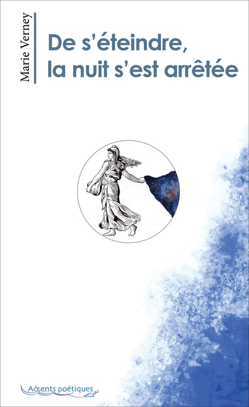 Couverture ebook de De s'éteindre, la nuit s'est arrêtée, de Verney Marie
