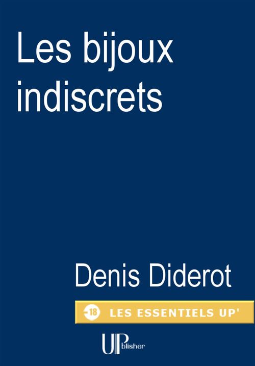 Couverture ebook de Les bijoux indiscrets, de Denis Diderot