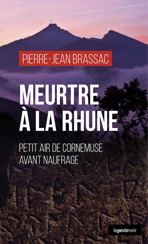 ebook cover of Meurtre à la Rhune, by Pierre-Jean Brassac