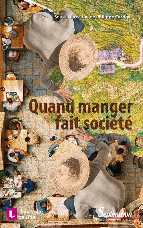 Couverture ebook de Quand manger fait société, de Philippe Cardon