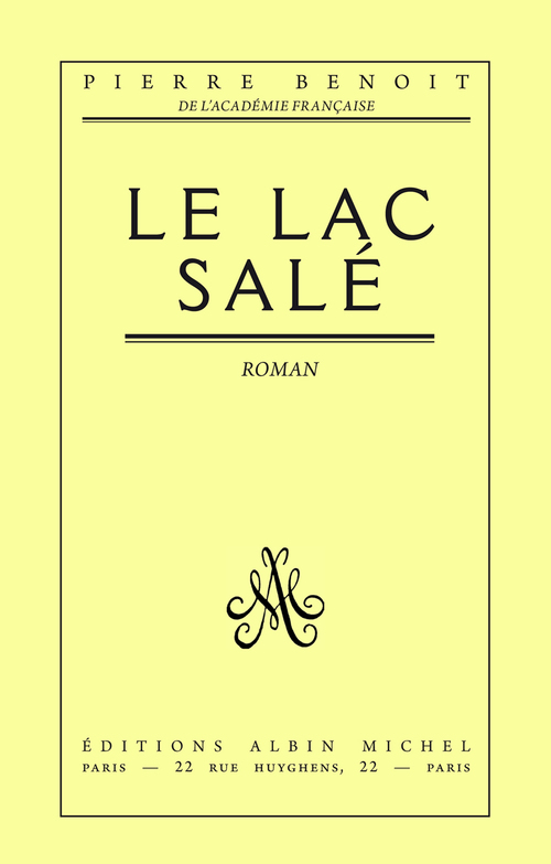 Couverture ebook de Le Lac salé, de Pierre Benoit