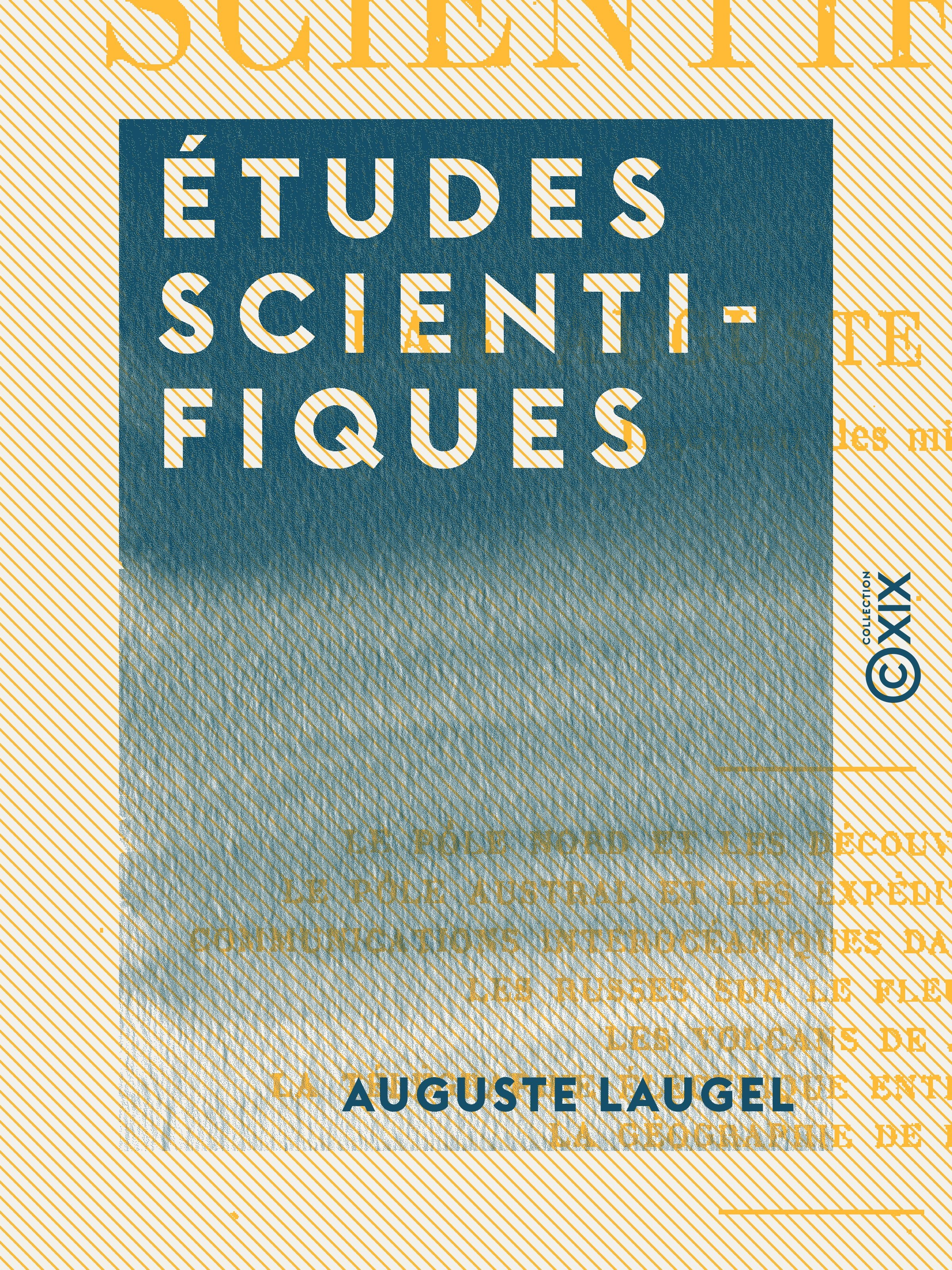 Couverture ebook de Études scientifiques, de Auguste Laugel