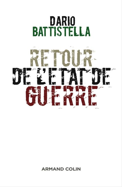 ebook cover of Retour de l'état de guerre, by Dario Battistella