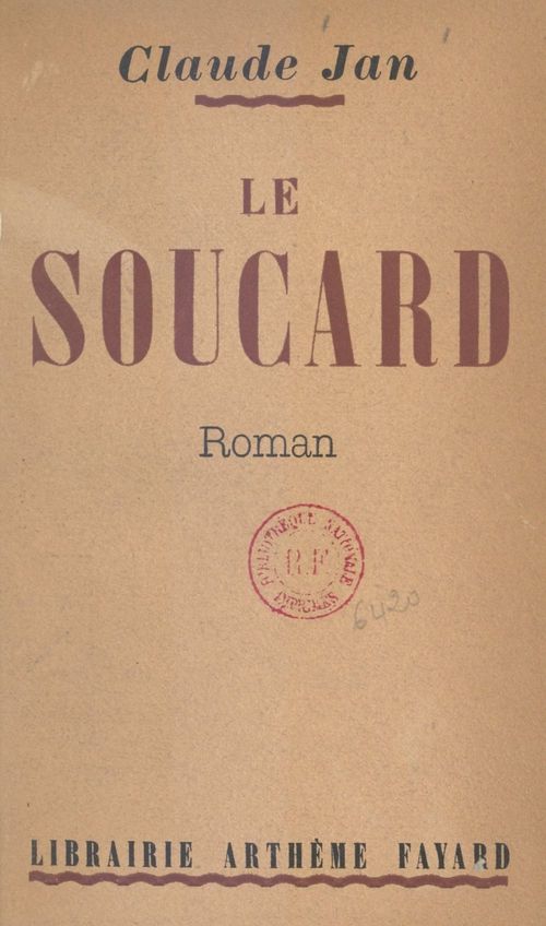 ebook cover of Le soucard, by Claude Jan