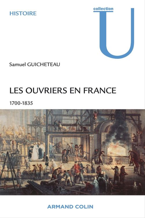 Couverture ebook de Les ouvriers en France 1700-1835, de Samuel Guicheteau