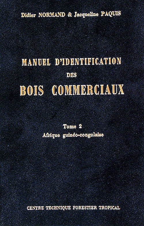 Couverture ebook de Manuel d'identification des bois commerciaux T2, de Normand/Paquis
