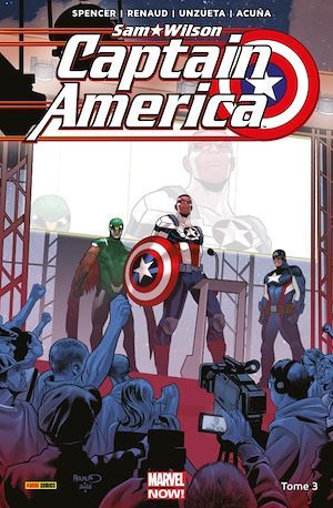 Couverture ebook de Captain America : Sam Wilson (2015) T03, de Nick Spencer, Daniel Acuna, Angel Unzueta
